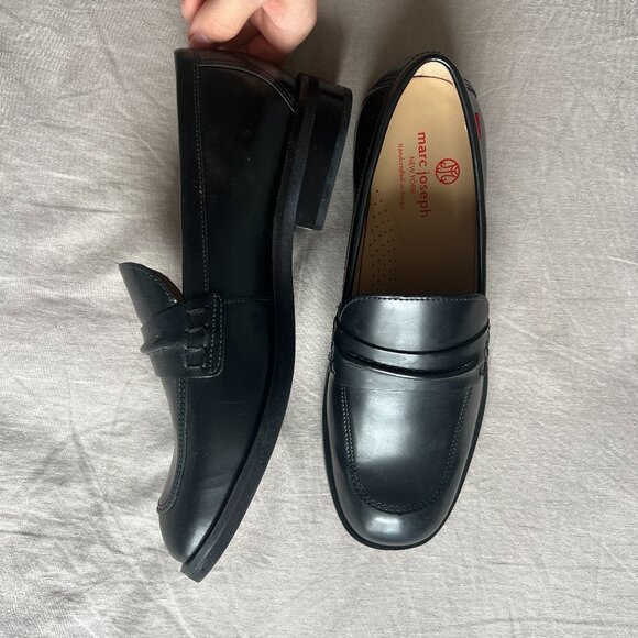Marc Joseph New York Genuine Leather Loafers Size 9.5 - Picture 1 of 3